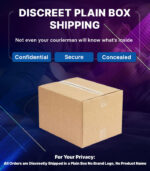Disreet shipping box with long last condom