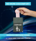 dispose pouches with snug fit condoms