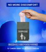 dispose pouches with Lubricated Condoms
