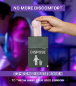 dispose pouches with delay condom