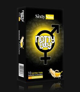 Banana flavour condoms