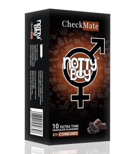 Chocolate flavour condom